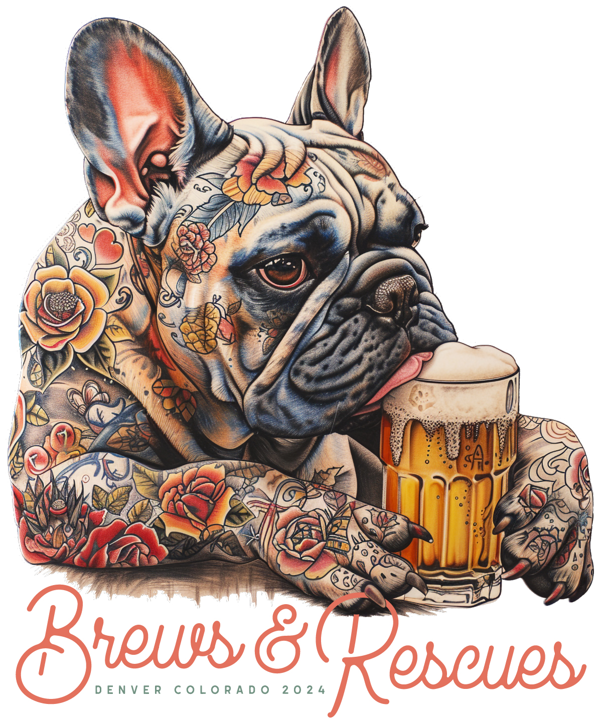 Logo Design: Brews & Rescues