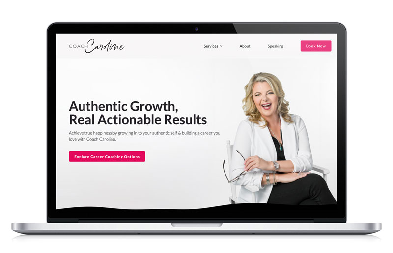 Career and Leadership Coach Web Design
